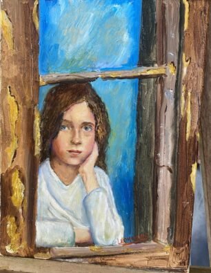 niña en la ventana 2